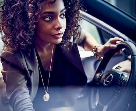 Woman in car Woman in car
