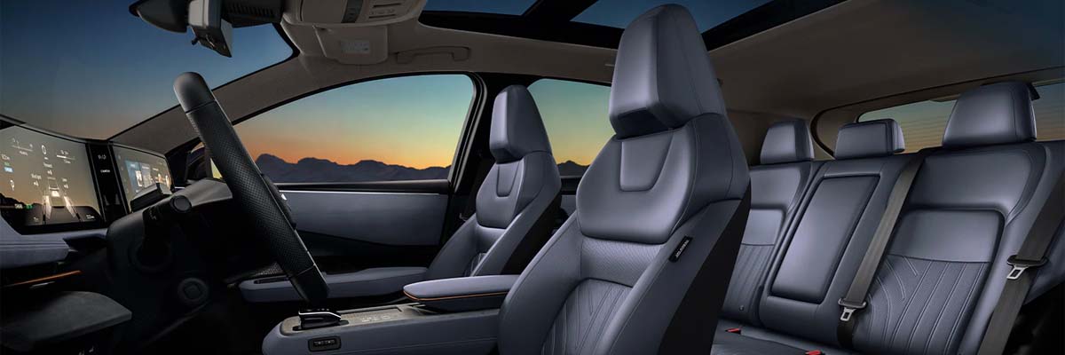 Interior view of a Nissan Vehicle