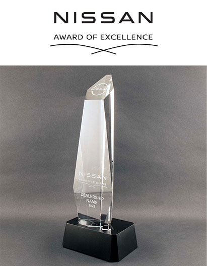 Nissan award of excellence
