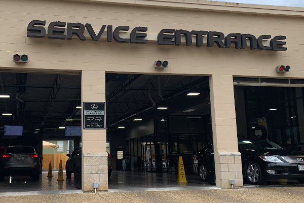 North Park Lexus Dominion Service Entrance