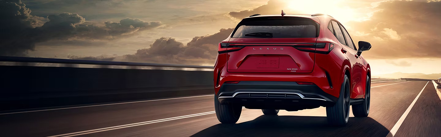 The Lexus NX shown in Redline.