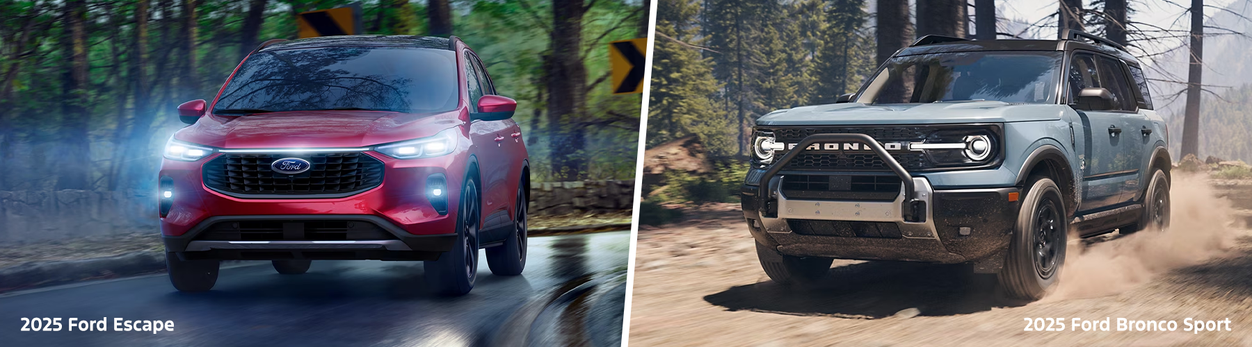 2025 Ford Bronco Sport and Escape exterior images