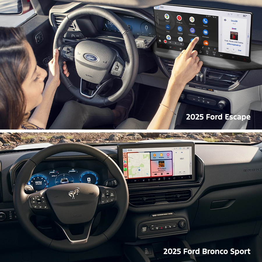 2025 Ford Bronco Sport and Escape interior images